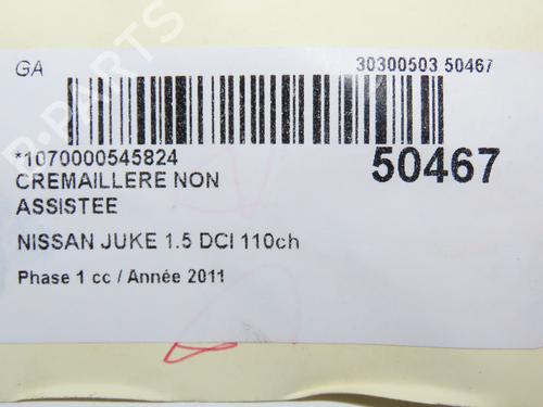 Steering rack NISSAN JUKE (F15) 1.5 dCi | BP18953643M22 