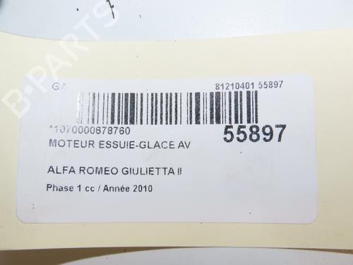 Used Front wiper motor ALFA ROMEO GIULIETTA (940_) 1.6 JTDM (940FXD1A) (105 hp) 31141155
