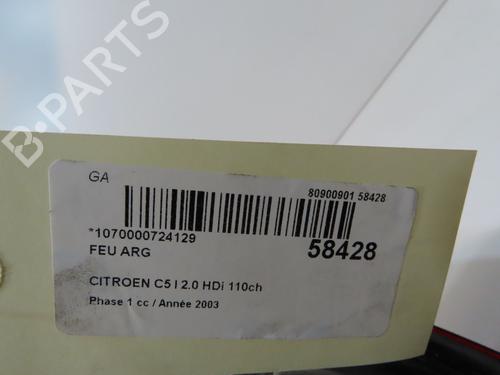 Left taillight CITROËN C5 I (DC_) 2.0 HDi (DCRHZB, DCRHZE) | BP33728190C34 - Image 4
