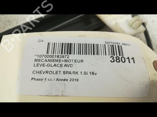 Rudehejsemekanisme Højre foran CHEVROLET SPARK (M300) 1.0 (68 hp) 9602945