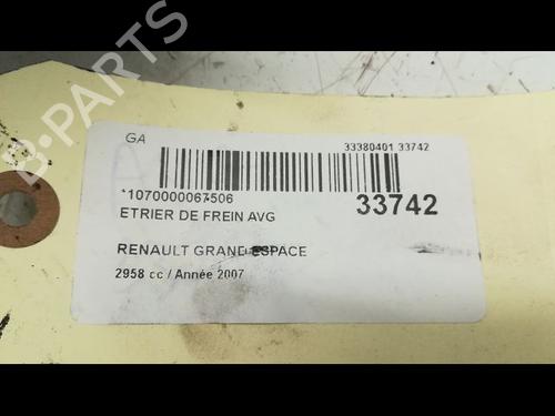 Used Left front brake caliper RENAULT ESPACE IV (JK0/1_) 3.0 dCi (JK0E, JK0Y) (181 hp) 14878021