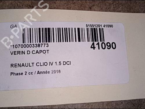 Hood lift support RENAULT CLIO IV (BH_) 1.5 dCi 75 | BP14879051C139 
