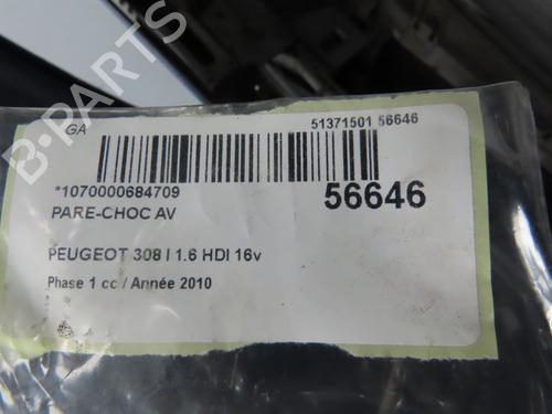 Used Front bumper PEUGEOT 308 I (4A_, 4C_) 1.6 HDi (92 hp) 31962044