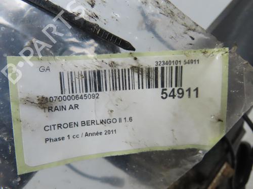Rear axle CITROËN BERLINGO Box Body/MPV (B9) 1.6 HDi 75 | BP30630855M2