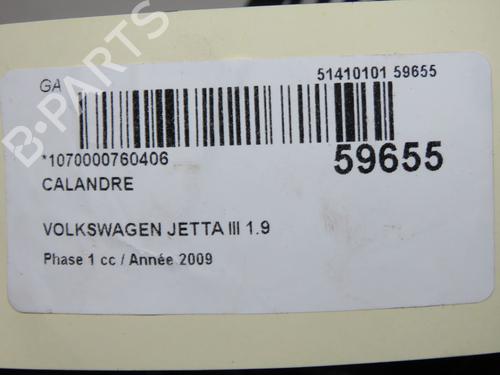 Rejilla Rejilla VW JETTA III (1K2) 1.9 TDI (105 hp) 37226009 37226009