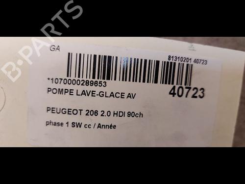 Washer pump PEUGEOT 206 SW (2E/K) 2.0 HDi | BP14881526E24 