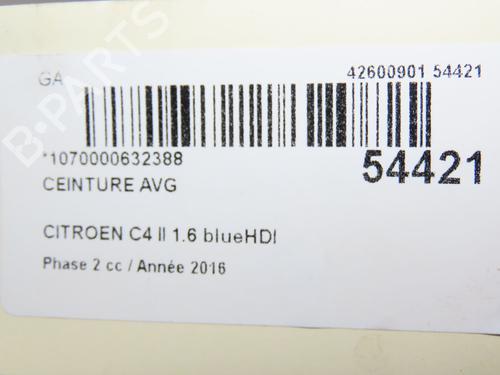 Used Front left belt tensioner CITROËN C4 II (NC_) 1.6 BlueHDi 100 (99 hp) 28968219