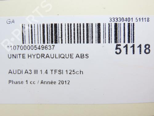 ABS pump AUDI A3 (8V1, 8VK) 1.4 TFSI | BP26404339M43 - Image 5