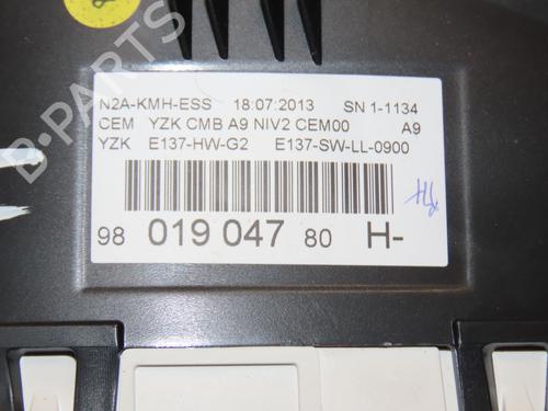 Instrument cluster PEUGEOT 208 I (CA_, CC_) 1.2 VTI 82 | BP28830445C47