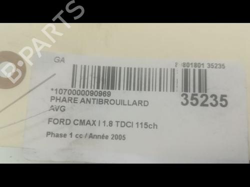 Used Left front fog light FORD FOCUS C-MAX (DM2) 1.8 (120 hp) 9596825