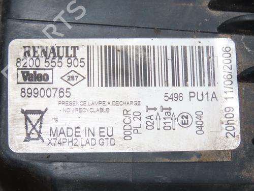 Left headlight RENAULT LAGUNA II (BG0/1_) 1.9 dCi (BG13) | BP28832539C28 