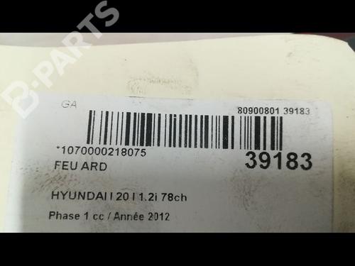 Right taillight HYUNDAI i20 I (PB, PBT) 1.2 | BP9606229C35 