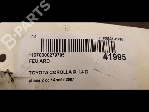Right taillight TOYOTA COROLLA (_E12_) 1.4 D (NDE120_, NDE120R) | BP9614056C35 