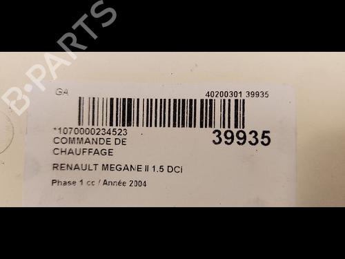 Used Climate control Climate control RENAULT MEGANE II (BM0/1_, CM0/1_) 1.5 dCi (BM02, BM13, BM2A, CM02, CM13) (101 hp) 9608114 9608114