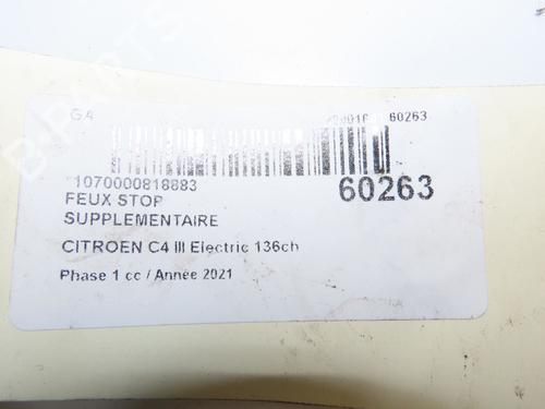 Used Third brake light Third brake light CITROËN C4 III (BA_, BB_, BC_) ë-C4 (BCZKXC, BZCKSC) (136 hp) 40438018 40438018