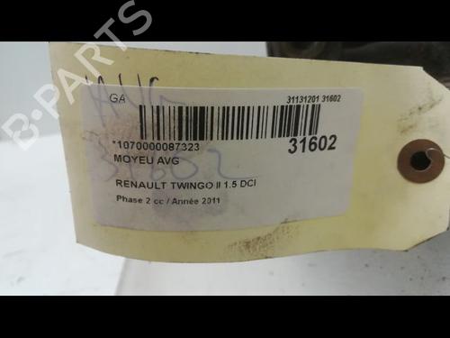 Used Right front steering knuckle RENAULT TWINGO II (CN0_) 1.5 dCi 75 (75 hp) 23173353