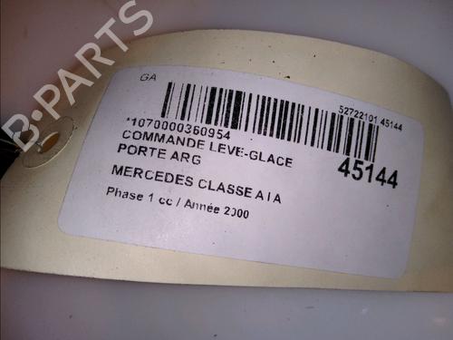 Used Left rear window switch Left rear window switch MERCEDES-BENZ A-CLASS (W168) A 170 CDI (168.008) (90 hp) 11103569 11103569