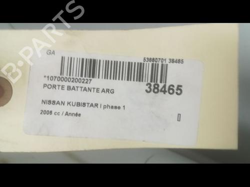 Left tailgate NISSAN KUBISTAR Van (X76) 1.5 dCi 70 | BP23177432C76
