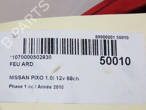 Used Right taillight Right taillight NISSAN PIXO (UA0) 1.0 (68 hp) 18415181 18415181