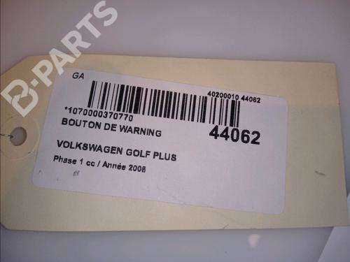 Warning switch VW GOLF PLUS V (5M1, 521) 1.9 TDI | BP11100762I22 