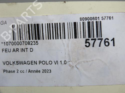 Right tailgate light VW POLO VI (AW1, BZ1, AE1) 1.0 TSI | BP33222784C80  - Image 5