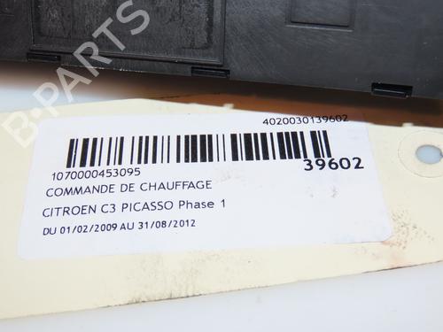 Climate control CITROËN C3 Picasso (SH_) 1.6 HDI 90 | BP16637544I5 