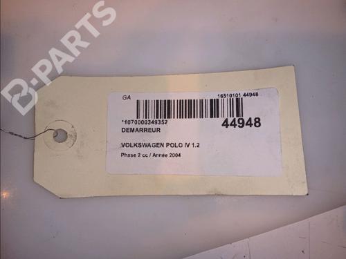 Starter VW POLO IV (9N_, 9A_) 1.2 12V | BP11976406M8 