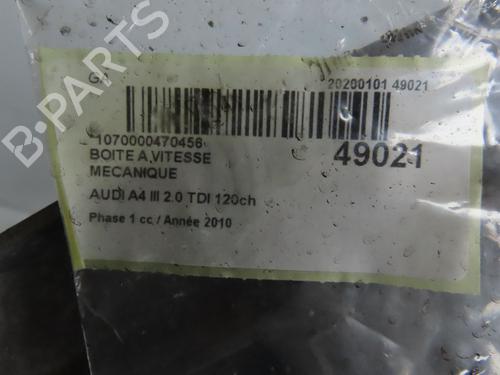 Used Gearbox AUDI A4 B8 (8K2) 2.0 TDI (120 hp) 30556719