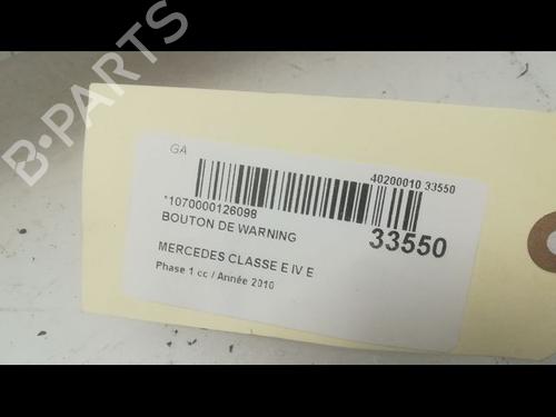 Used Warning switch MERCEDES-BENZ E-CLASS Coupe (C207) E 350 CDI (207.322) (231 hp) 9598789