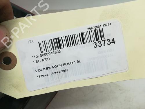 Right taillight VW POLO IV (9N_, 9A_) 1.9 SDI | BP9594966C35