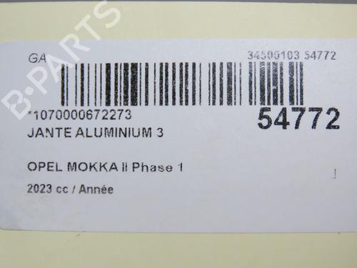 Fælk OPEL MOKKA 1.5 (76) | BP34333561C45  - Image 8