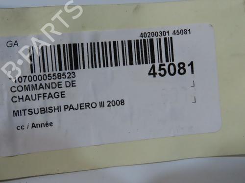 Climate control MITSUBISHI PAJERO IV (V8_W, V9_W) 3.2 DI-D (V88W, V98W) | BP36283614I5 - Image 5