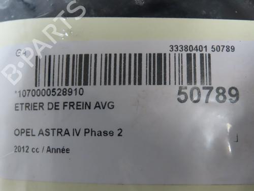 Left front brake caliper OPEL ASTRA J (P10) 1.7 CDTI (68) | BP18779612M105