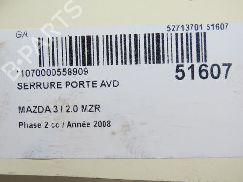 Front right lock MAZDA 3 (BK) 2.0 (BKEP) | BP23086201C97