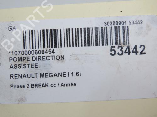 Used Steering pump Steering pump RENAULT MEGANE I Grandtour (KA0/1_) 1.6 16V (KA0B, KA04, KA11) (107 hp) 33998749 33998749