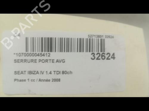 Used Front left lock SEAT IBIZA IV (6J5, 6P1) 1.4 TDI (80 hp) 9610600