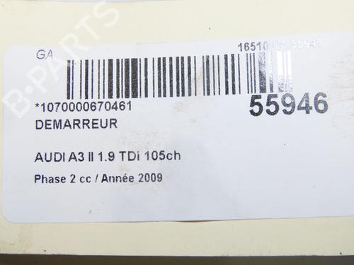 starter-audi-a3-sportback-8pa-2004-2005-2006-2007-2008-2009-2010-2011-2012-2013-2014-2015-31935954 main image
