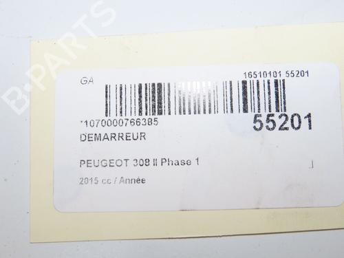 Used Starter Starter PEUGEOT 308 II (LB_, LP_, LW_, LH_, L3_) 1.2 THP 110 (110 hp) 40240990 40240990