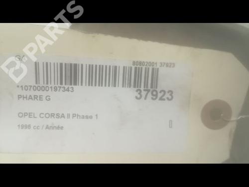 Left headlight OPEL CORSA B (S93) 1.4 i (F08, F68, M68) | BP9603624C28 