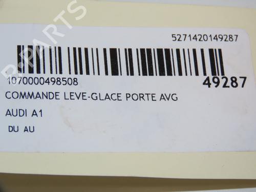 Left front window switch AUDI A1 Sportback (8XA, 8XF) 1.2 TFSI | BP17868514I27