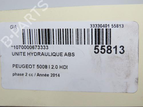 Used ABS pump ABS pump PEUGEOT 5008 (0U_, 0E_) 2.0 HDi 150 / BlueHDi 150 (150 hp) 33188170 33188170
