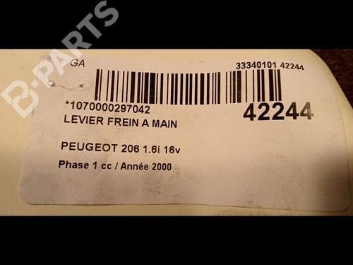 Hand brake PEUGEOT 206 Hatchback (2A/C) 1.6 16V | BP9616235I18 