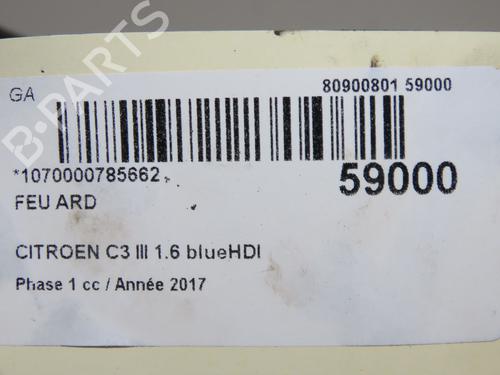 Right taillight CITROËN C3 III (SX) 1.6 BlueHDi 75 | BP37275964C35 - Image 4