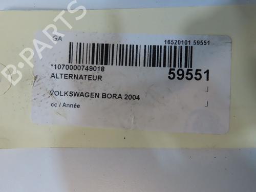 Alternator VW BORA Variant (1J6) 1.9 TDI | BP36958455M7 - Image 5