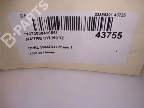 Brake master cylinder OPEL VIVARO A Van (X83) 1.9 DTI (F7) | BP11724903M77 