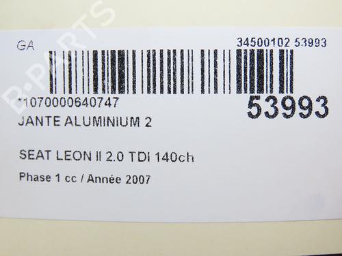 Rim SEAT LEON (1P1) 2.0 TDI 16V | BP28967734C45 