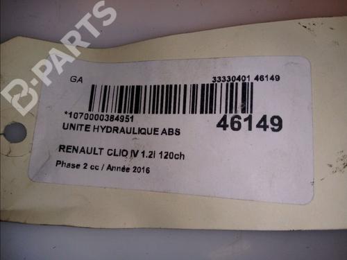 ABS pump RENAULT CLIO IV (BH_) 1.2 TCe 120 (BHAU) | BP11100375M43 
