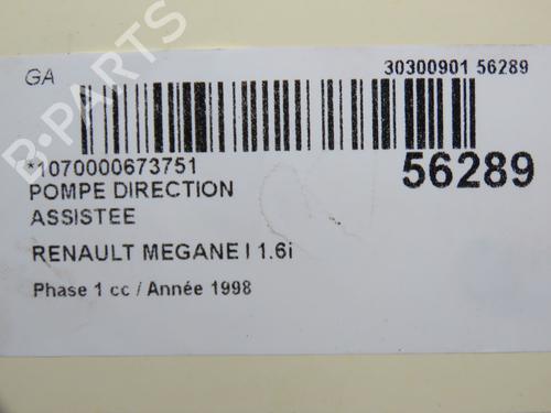Used Steering pump RENAULT MEGANE I Coach (DA0/1_) 1.6 e (DA0F) (90 hp) 31155095