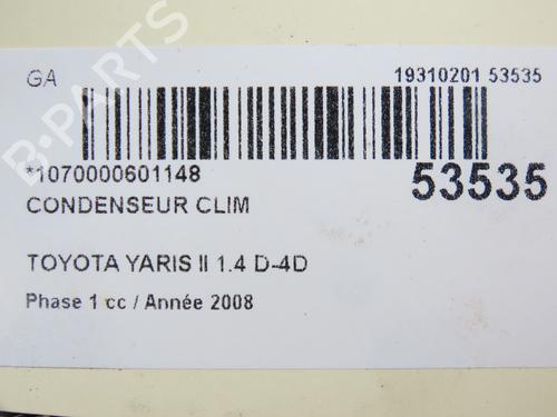 Used Heater matrix TOYOTA YARIS (_P9_) 1.4 D-4D (NLP90_, NLP90R) (90 hp) 28829287