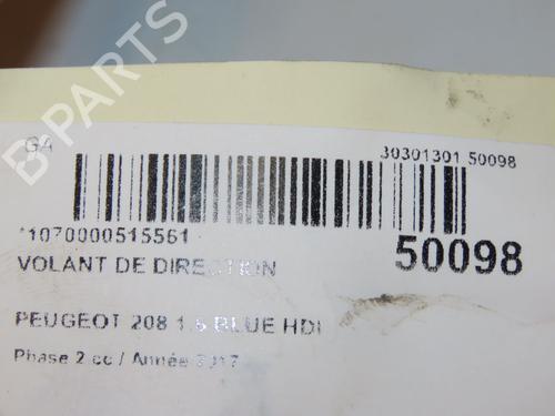 Steering wheel PEUGEOT 208 I (CA_, CC_) 1.6 BlueHDi 100 | BP16832905C49 